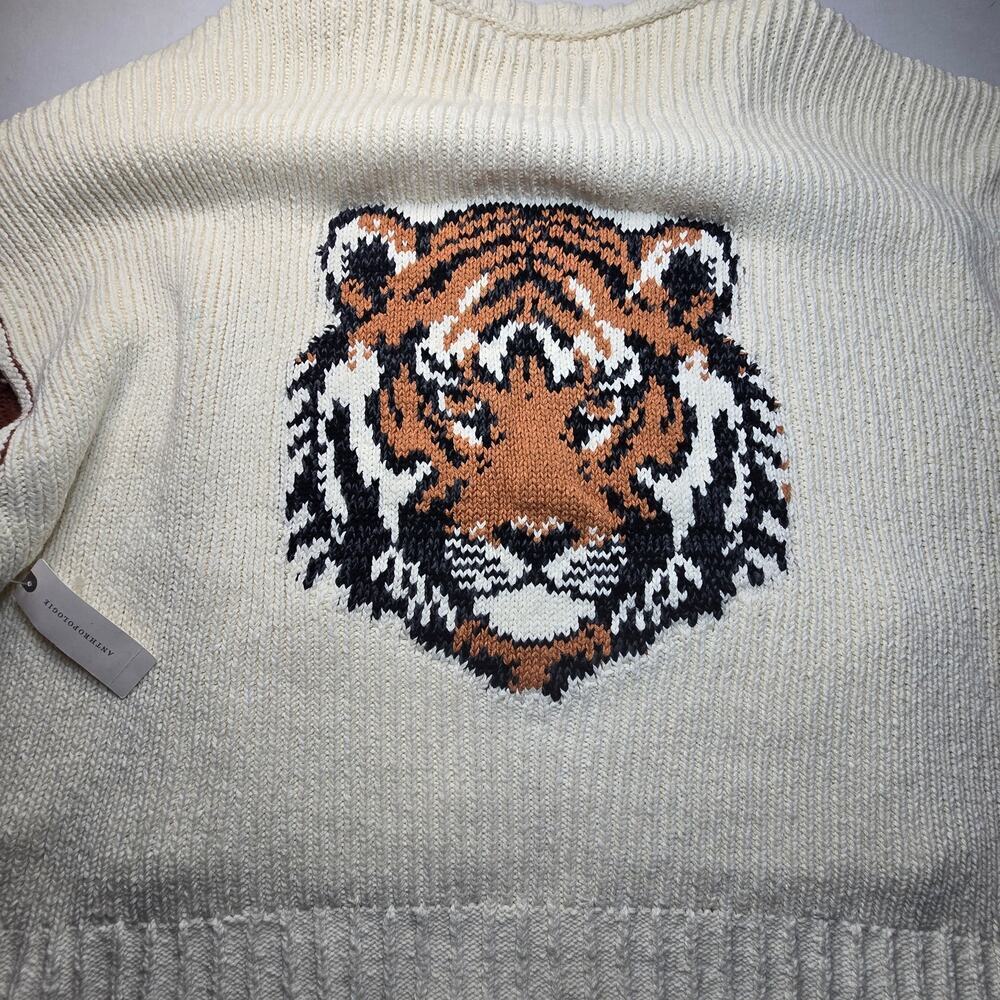 NWT New Anthropologie Pilcro Tiger Zip-Up Cardigan. Size XL. Retails $188 - Picture 8 of 10